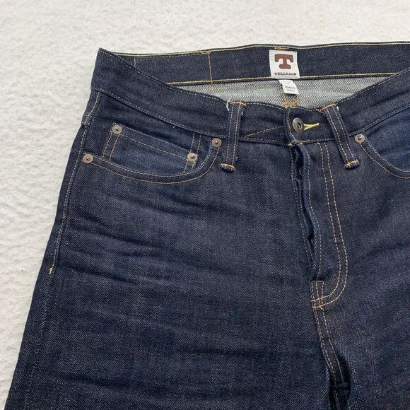Tellason Elgin Red Line Selvedge Jeans Mens 30x27.5 (Tag 29) Kaihara Sanforized - Picture 2 of 16